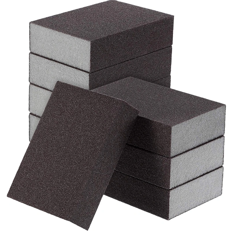 Abrasive Sponge Foot Sanding Block Emery Foam Silicon Grit 240 Carbide Pumice Hand Sponge Sanding Block