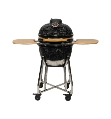 18-Zoll-Holzkohlegrill und Grill, Keramik-Kamado-Grill, Outdoor-Lebensprodukt, Edelstahl